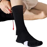 Chaussettes de sport pour hommes Elite, respirantes, à séchage rapide, antibactériennes, écologiques, en coton, avec coussinets de compression