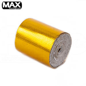 MAX Universal 10m Aislamiento reflectante Heat Shield Wrap Tape para coche Turbo Tubo de admisión Motor Gold Sliver-Nueva condición - Product Image 4