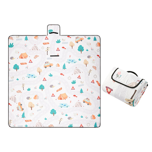 Manta de Picnic Plegable Portátil, Tapete Impermeable de Tela Oxford y PVC para Exteriores, Resistente a la Humedad, para Camping, Tapete de Picnic Grueso - Product Image 3