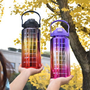 Ventes chaudes : Bouteille d'eau pour nouveau-né en gallon, stockage de 2 l, gobelet de 30 oz, bouteilles d'eau de voyage approuvées par la <span class=keywords><strong>TSA</strong></span> - Product Image 2