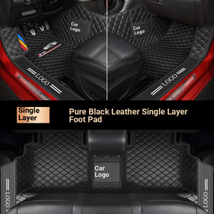 Alfombrillas de Cuero para Automóviles Mercedes-AMG GT Clase A/B/C/E/G |   Juego Completo Personalizado |   Alfombrillas y Tapetes para Auto de 20 mm de Grosor - Product Image 5