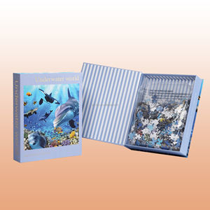 Puzzle 1000 Pezzi e 500 Pezzi per Adulti, Paesaggio Autunnale con Viale nella Foresta Gialla, Mosaico per Adulti e Bambini - Product Image 2