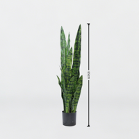 Arbre Artificiel en Pot de 55 cm, Réaliste et Hautement Simulé, en Plastique, Écologique, pour Intérieur, Durée de Vie de 3 Ans, Idéal pour la Maison - Vente Chaude