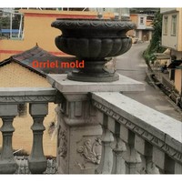 Moule de pot de fleurs de style colonne romaine européenne et modèle architectural pour la décoration de balcons, villas, garde-corps et clôtures