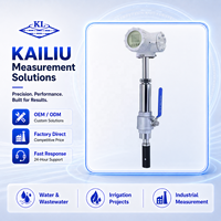 Medidor de Flujo Electromagnético Industrial OEM para Agua, Aguas Residuales y Líquidos Conductivos, con Pantalla LCD Digital, RS485, Modbus, 4-20mA