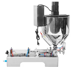 Bespacking novo tipo semi auto máquina de enchimento de líquido com aquecedor e misturador