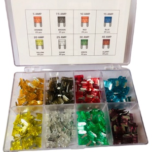 KITS DE BOÎTE EN PLASTIQUE MICRO <span class=keywords><strong>MINI</strong></span> <span class=keywords><strong>FUSIBLE</strong></span> À LAME 50PCS 80PCS 100PCS 3A 5A 10A 15A 20A 25A 30A <span class=keywords><strong>40A</strong></span> - Product Image 1