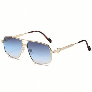 Gafas de Sol Polarizadas de Metal Retro para Mujer, Estilo Piloto con Doble Puente, para Hombre, Venta al Por Mayor, Moda 2022 - Product Image 6