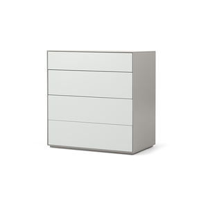 कस्टम मेड ऑस्ट्रेलिया 3 दराज काले हाथ से पेंट की गई लकड़ी की एमडीएफ दराज की बड़ी छाती - Product Image 4