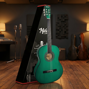 Guitarra Clásica Junior de 36 Pulgadas 3/4, 6 Cuerdas, Acabado Brillante, para Niños de 8 a 12 Años, Tapa de Abeto, para Principiantes |   Cuerpo de Caoba Midex CG-36GR - Product Image 3