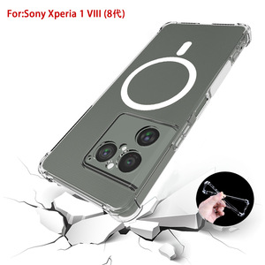 Coque de téléphone magnétique avec airbag, prix de gros direct usine, compatible avec support de voiture, personnalisation du logo OEM ODM, pour Sony <span class=keywords><strong>Xperia</strong></span> 1 VIII - Product Image 4