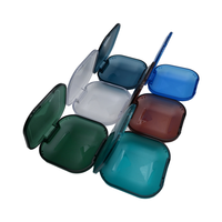 Boîte de transport de prothèses dentaires de luxe Yikang, étui de rangement orthodontique pratique, étui coloré en plastique pour appareil de rétention