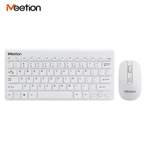 MeeTion Mini4000 2.4g Usb Ergonomic Multimedia Office Small Portable PC Computer Mini Set Combos Wireless Keyboard and Mouse