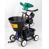 Alat Semprot Putty LVLP Elektrik Multi-Fungsi Tahan Air dengan Hopper 30L & 3000 PSI untuk Penyemprotan Cat, Mortar & Semen