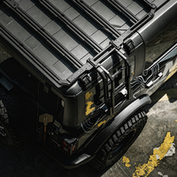 Kit de barres de toit en alliage d'aluminium de haute qualité pour Bronco Overland, installation facile, capacité de 100 kg, pour le camping et la route