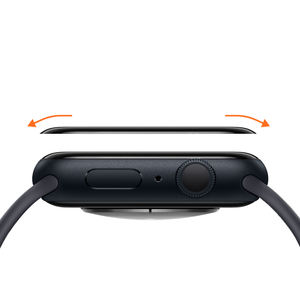 Película de Vidrio Templado PMMA para Protector de Pantalla de <span class=keywords><strong>Apple</strong></span> <span class=keywords><strong>Watch</strong></span>, para Relojes de 45mm, 44mm, 42mm y 41mm, Película Protectora Suave con Eliminación de Polvo - Product Image 5