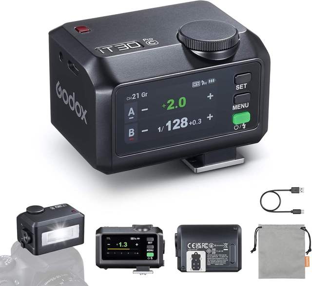 Godox IT30pro Auto High-Speed Sync Flash for Nikon Professional Mini Outdoor Portrait TTL for Photo Shooting