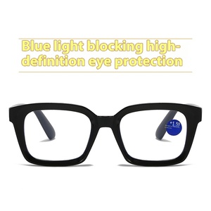 Kính mắt Khung kính đọc sách kính Eyewear quang khung màu xanh Chặn ánh sáng lunettes mắt đặt hàng trực tuyến Kính photochromic - Product Image 3