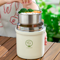 Lekfre Take Out Isolierte Brotdose Edelstahl-Brotdose für warme Lebensmittel flasche Lunchbox isoliert für die Schule Warm halten