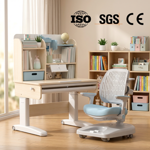 Bureau d'étude ergonomique inclinable et réglable en hauteur pour enfants, nouveau design, pour la maison et la salle d'étude - Product Image 1