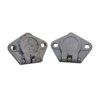 Prise de câblage d'alimentation 7 broches pour remorque, adaptateur étoile 7 trous pour feux arrière de tracteur, remorque, camping-car