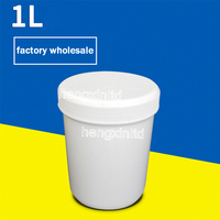 Fût en plastique HDPE recyclable à paroi épaisse, empilable, pour le stockage de liquides industriels, destiné aux usines chimiques