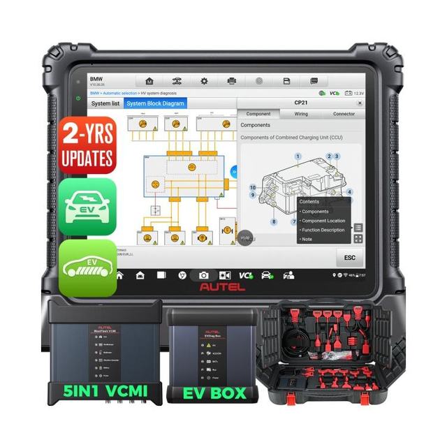 Autel Maxisys ultra Ev 908 Lite Ecu Tuning Programming Car Diagnosis Tool Vehicle Diagnostic Scanner Tools Machine for Cars