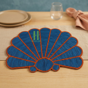 Set de table en corde de papier artisanal, tailles personnalisables, variété de couleurs, pour la décoration de table et les événements de mariage. - Product Image 1