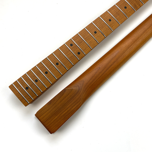 Toptan 9.5 İnç Yarıçaplı Saten Kaplama 22 Perdeli Kavrulmuş Akçaağaç TL Elektro Gitar Sapı, Gitar Parçaları için Akçaağaç Klavyeli - Product Image 1