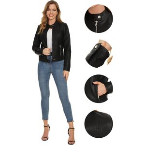 Chaqueta de Cuero Personalizada para Mujer Talla Grande 2026, Cuero Genuino con Característica Transpirable - Product Image 4