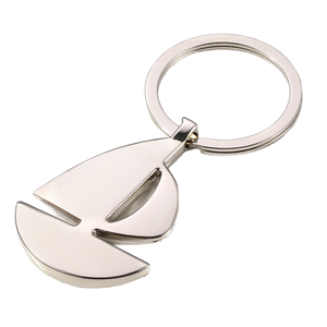 Vendita all'ingrosso Vintage Mini <span class=keywords><strong>barca</strong></span> personalizzata ancora <span class=keywords><strong>barca</strong></span> a vela portachiavi creativo di moda in metallo regali di compleanno moschettone personalizzato - Product Image 1