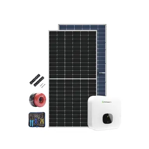 Système d'énergie solaire hybride complet 3kw 5kw 10kw 15wk Panneaux solaires Système d'énergie avec batterie et onduleur pour la maison