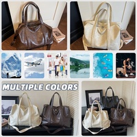 Tas Jinjing Minimalis dengan Gesper Logam Anti Air untuk Barang Pribadi, Tas Selempang Travel untuk Perlengkapan Pesawat