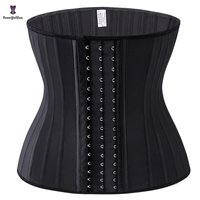 Fournisseurs chinois de corset Latexxx désossé en acier inoxydable reliure de poitrine Fajas Modeladoras Waist Trainer pour femmes avec marque privée