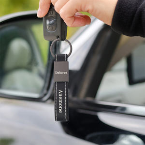 Llaveros de Coche Premium al por Mayor, Personalizados con Logotipo de <span class=keywords><strong>Marca</strong></span>, Llavero de Cuero Genuino para Regalo Promocional - Product Image 3