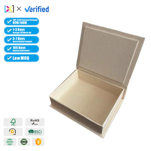 Custom Logo <b>Magnetic</b> Closure Rigid Gift Box Luxury Cosmetic and Tools Packaging with Custom Insert Handmade Premium Paper Box - Product Image 1