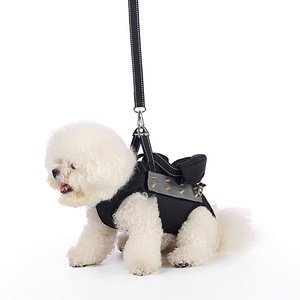 New Arrival Cross Border Pet Spiked Dog Vest <b>Chest</b> Harness Anti Bite Walking Leash - Product Image 4