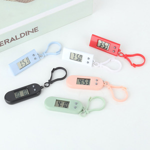 Camping and Mountaineering Supplies Sporty LED Digital Keychain Pocket Watch Mini <b>Clock</b> - Compact and Portable, f - Product Image 2