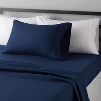 Ensemble de draps en coton pur de haute qualité, taille Queen, linge de lit pour la maison, satiné, 600TC, coton égyptien