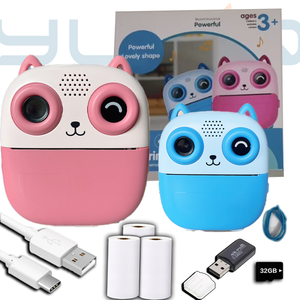 Yuniq Sofortbildkamera für Kinder 1080P HD mit Fotodruck Musik & Spiele 1200mAh Akku Inklusive SD-Karte S5 - Product Image 1