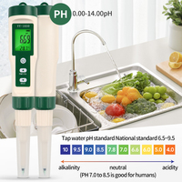 YY-1030 Intelligente Draagbare Voedsel Ph Meter Roestvrij Staal Elektronische Achtergrondverlichting Display Nieuw Voor Kaas Vlees Fruit Hoge Nauwkeurigheid