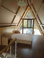 Maison/Villa/Appartement Modulaire Préfabriqué en Acier Léger, Isolant Thermiquement, Écologique, Certifié CE, Anti-Corrosion, à Faible Encombrement et de Forme Triangulaire