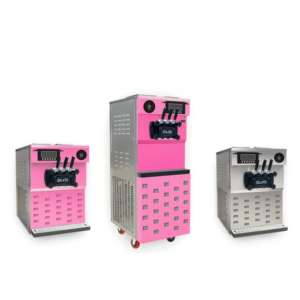 Machine à glaces professionnelle populaire pour l'été, 3 saveurs, deux réservoirs en acier inoxydable de 6 L, grande capacité, maintien au froid, pour les entreprises - Product Image 3