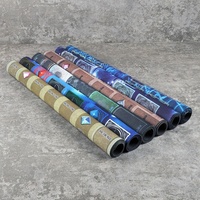 MONKEY Tapis de jeu de cartes en néoprène 24"x24" avec design personnalisé MTG TCG pour 2 joueurs