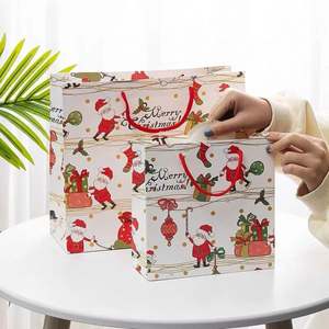 Bolsas de Papel Pequeñas con Base Cuadrada, Reciclables y Ecológicas, Personalizadas con su Logotipo, para Boutique de Ropa y Joyería de Lujo, SenAng07 - Product Image 2