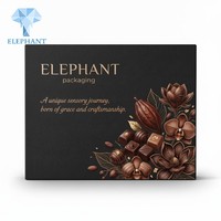 Scatola di Lusso per Cioccolatini Neri, Confezione Regalo Rigida a Forma di Libro con Logo Personalizzato e Stampa in Oro, per Dolci Premium, Ecologica