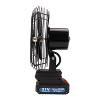 Ventilateur portatif à batterie rechargeable pour une utilisation multi-scénarios, 6,6 pouces, style camping extérieur, utilisation en garage, OEM/ODM