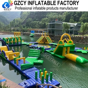Équipement de parc aquatique gonflable en PVC pour adultes, toboggans aquatiques géants, parcours d'obstacles, parc d'attractions - Product Image 5