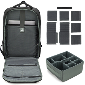 Sac à dos multifonctionnel pour appareil photo et ordinateur portable, étanche, pour extérieur, pour appareils photo reflex Canon, Nikon, Sony - Product Image 2