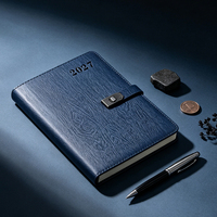 Carnet personnalisé à spirale, reliure à fils, couverture rigide en cuir, format A5, pour le bureau, cadeau promotionnel